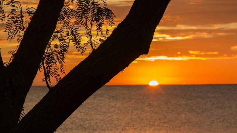 Sunset over Copano Bay, Texas