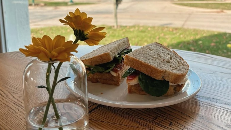A sandwich at East End Cafe in Grosse Ile, Michigan