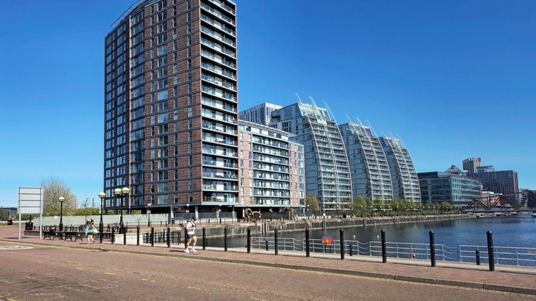Salford Quays in Greater Manchester