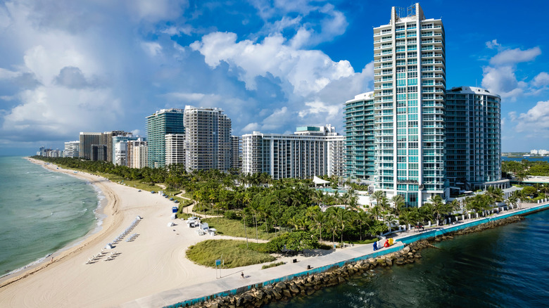 View of Bal Harbour from the Haulover Inlet