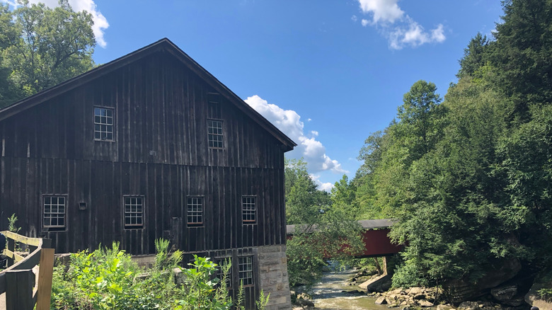 The river and gristmill at McConnells Mill State Park