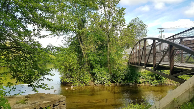 River views at Canal Street Park in Northampton, Pennsylvania