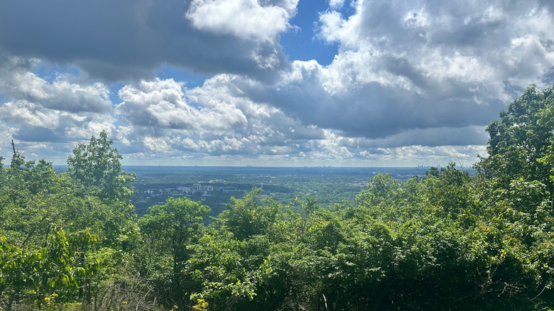 Landscape view from of Kennesaw Mountain in Kennesaw, Georgia