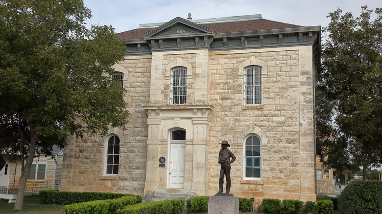 Burnet County Historical Jail in Burnet, Texas, which is located in Hill Country