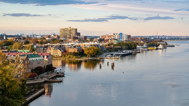 Waterfront view of Alexandria, Virginia