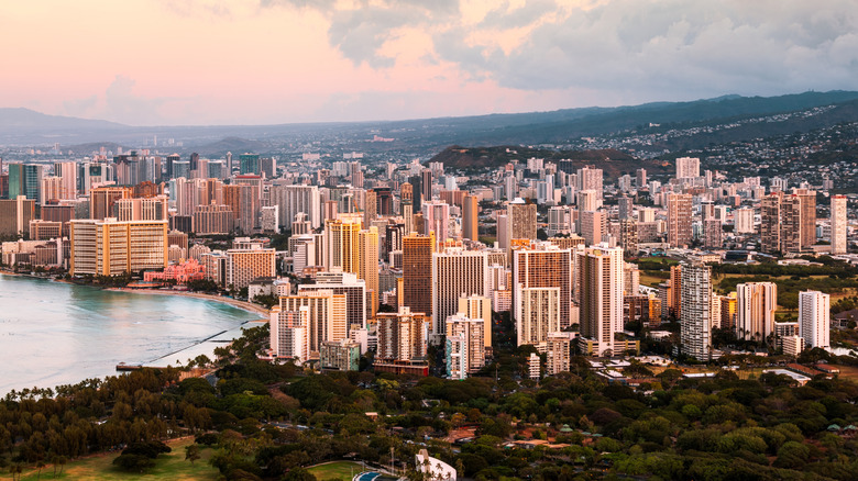 A view of Honolulu, Hawaii