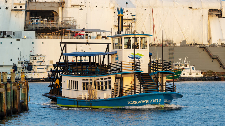 One of the Elizabeth River Ferries