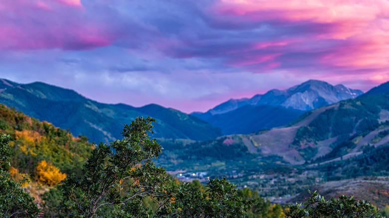 Sunset view from Woody Creek, Colorado