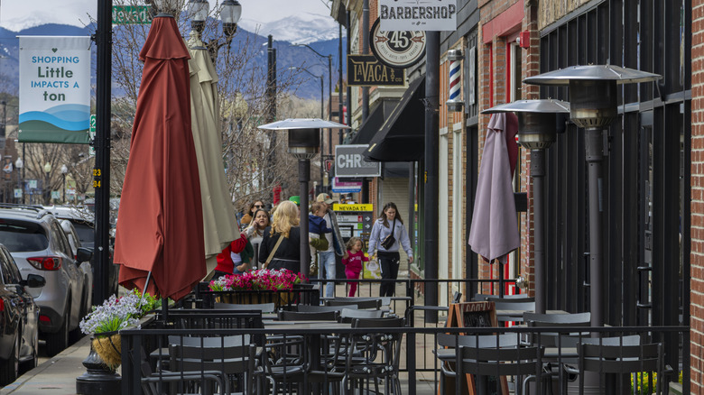 Buildings in downtown Littleton, CO