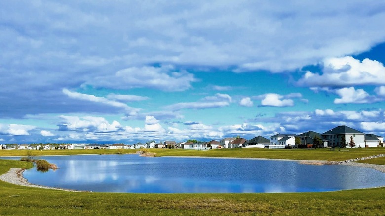View from Rendevous Park, West Fargo, North Dakota