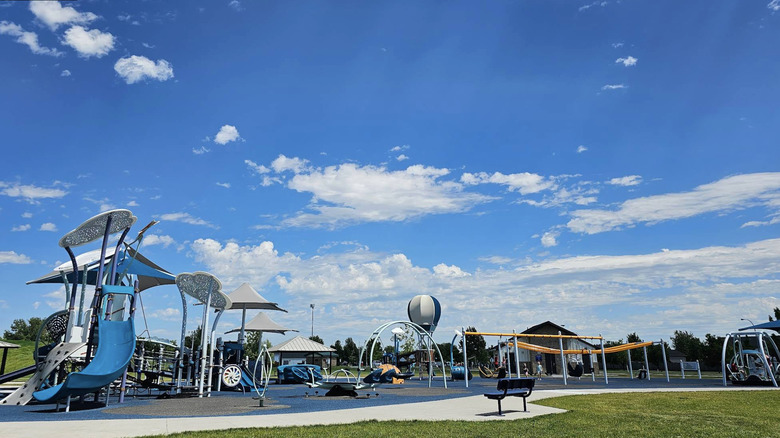 Playground in Maplewood Park and Activity Center, West Fargo, North Dakota