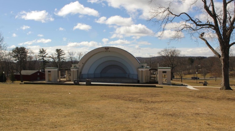 band shell at Walnut Hill Park in New Britain, Connecticut