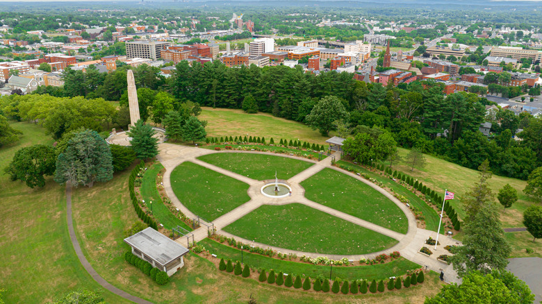 view of Walnut Hill Park in New Britain, Connecticut