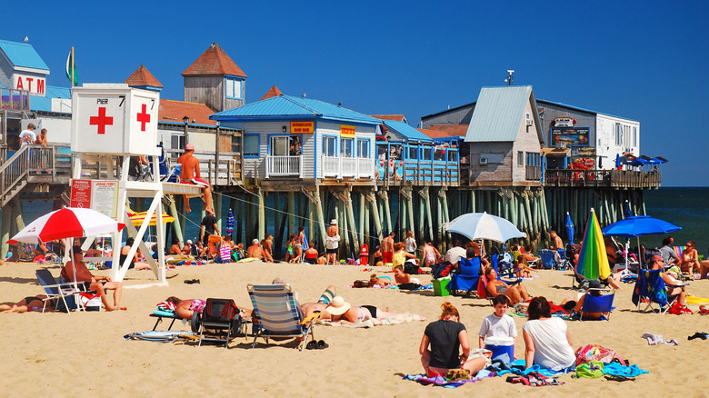 Busy day on Old Orchard Beach