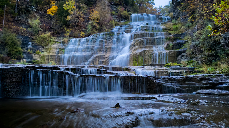 Hector Falls at Seneca Lake in New York