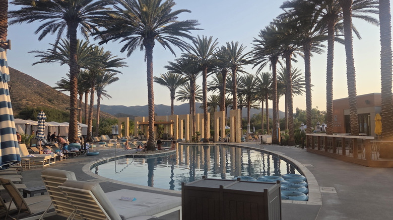 Outside pool area shot at Sycuan Casino Resort