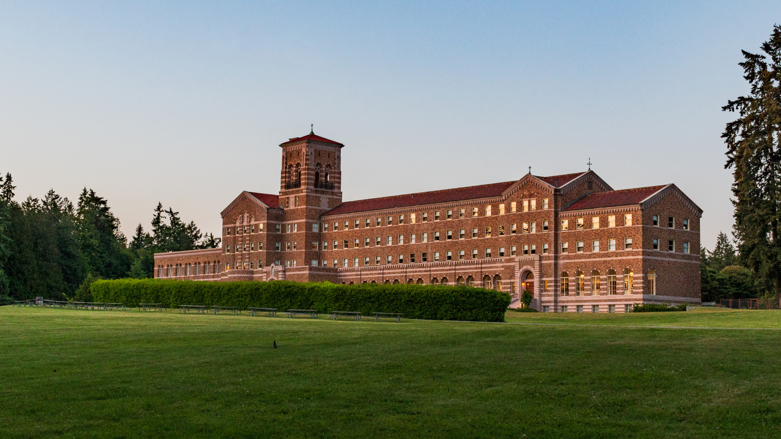 Just Outside Seattle, This Former Seminary Is Now A State Park With Lake Fun And The State's Largest Playground