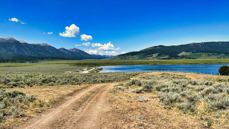 Camping on Henrys Lake State Park, in Island Park, Idaho