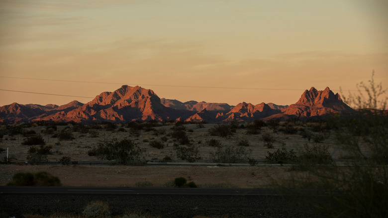 Mountain views from Wellton, Arizona