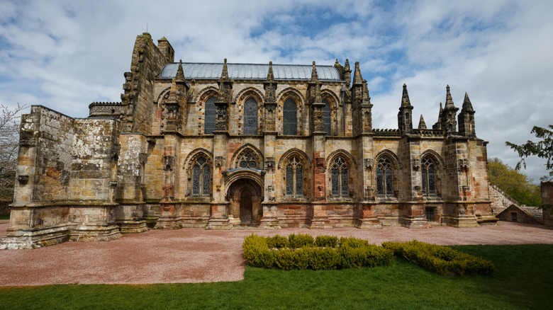 The beautiful Rosslyn Chapel was featured in "The Da Vinci Code"