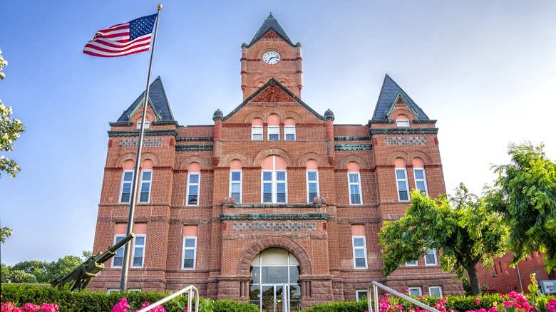 Historic Cass County courthouse in Plattsmouth, Nebraska