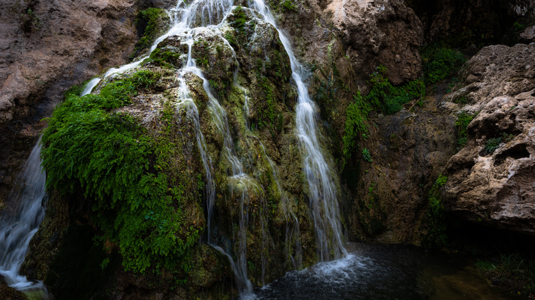 Sitting Bull Falls cascading over rocks