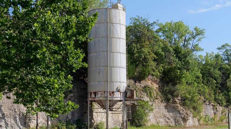 Old tower in nature in Bonner Springs