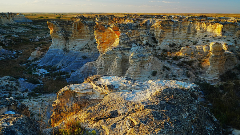 Little Jerusalem Badlands State Park in Kansas