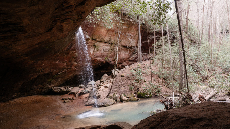 Copper Falls within the Red River Gorge