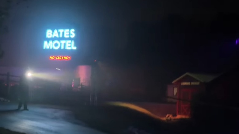 The Bates Motel Attraction at Kersey Valley Attractions "Spookywoods" annual event in Archdale, North Carolina
