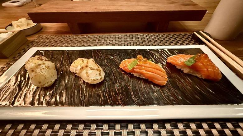 Sushi at Kizaki restaurant in Denver, Colorado