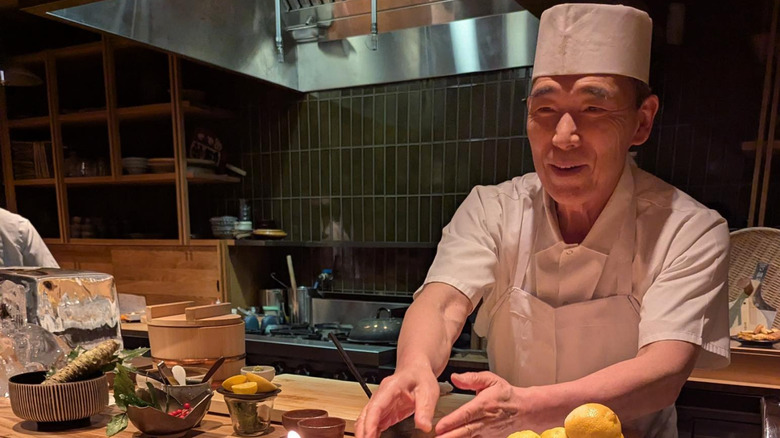 Chef Toshi at Kizaki restaurant in Denver, Colorado