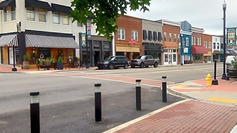 Historic downtown district of Lenoir City, TN