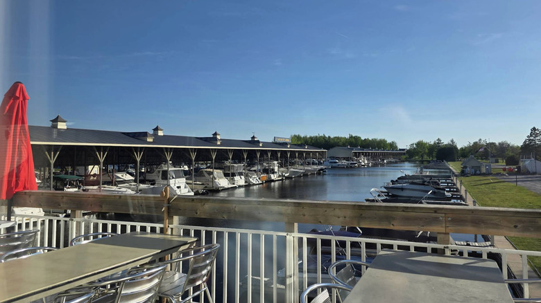 view from Dockyard Grill, Lagoon City, Ontario, Canada