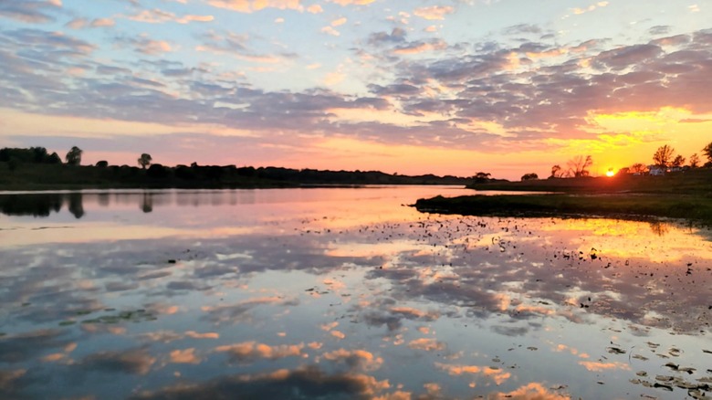 Sunrise over Lake Anita State Park