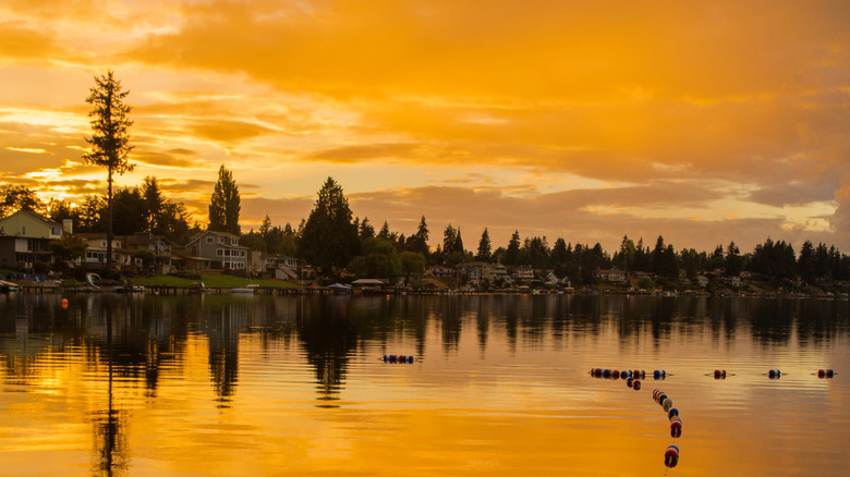 Lake Meridian in Kent, Washington