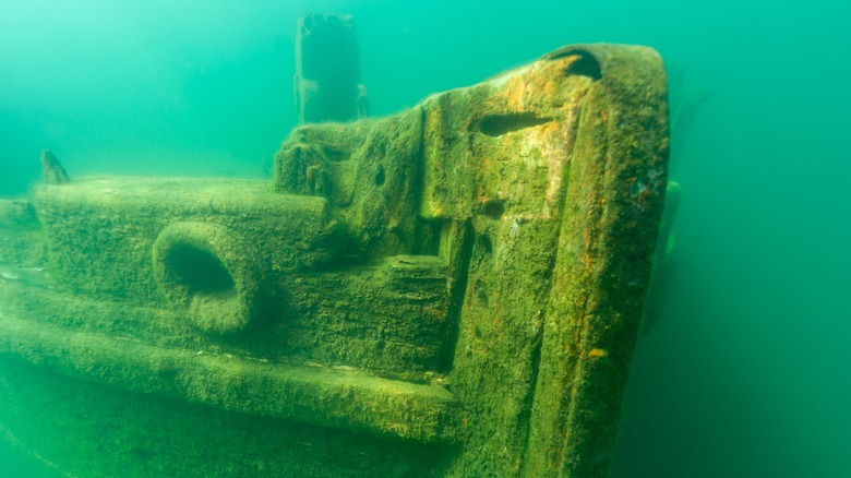 The Bermuda shipwreck in Lake Superior