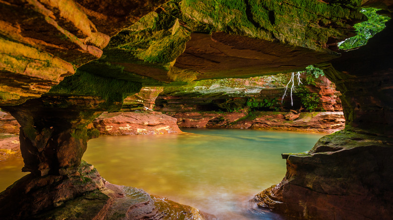Sea Cave at Sand Island in the nearby Apostle Islands