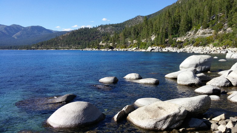 A view of Crystal Bay in Lake Tahoe