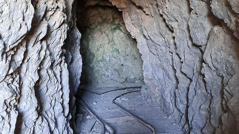 A path leading inside the Potosi Mine near Las Vegas