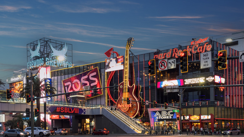 The Hard Rock Cafe in Las Vegas
