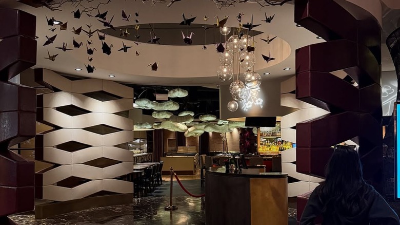 The entrance to Nobu Las Vegas