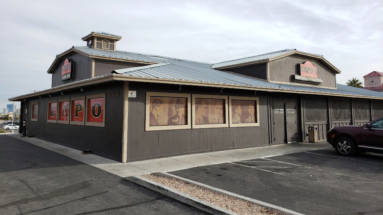 Exterior of Capo's Restaurant and Lounge in Las Vegas
