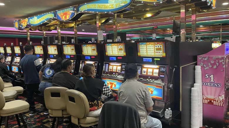 Coin-operated slots at Slots-A-Fun