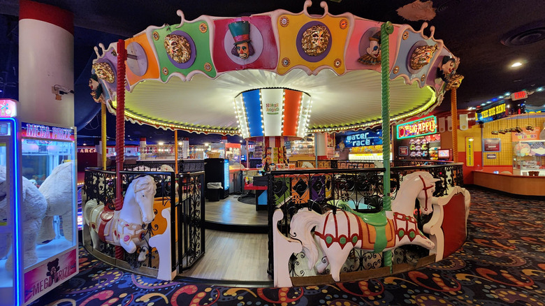 Revolving bar in carousel at Circus Circus