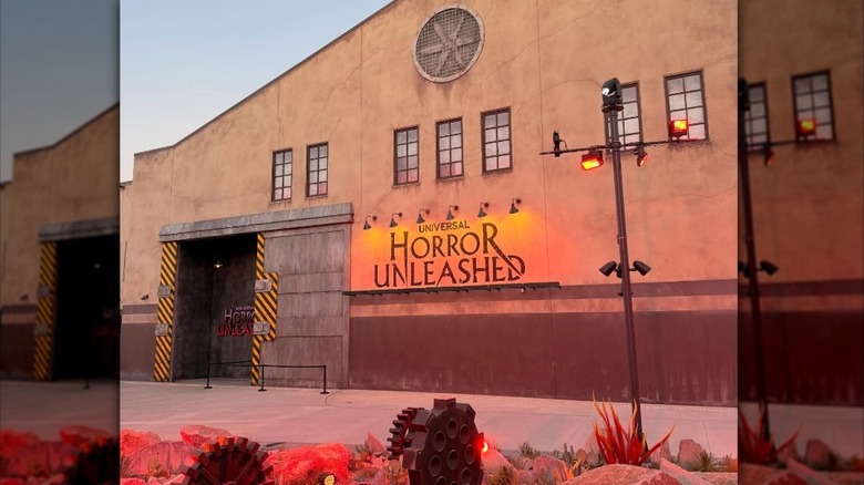 Outside Universal Horror Unleashed in Las Vegas
