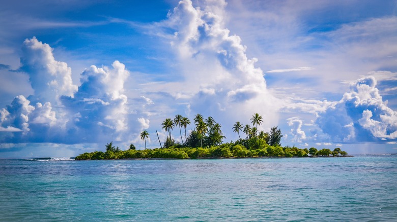 An island near Tarawa, Kiribati.