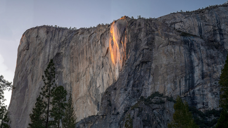 Firefall in Yosemite National Park