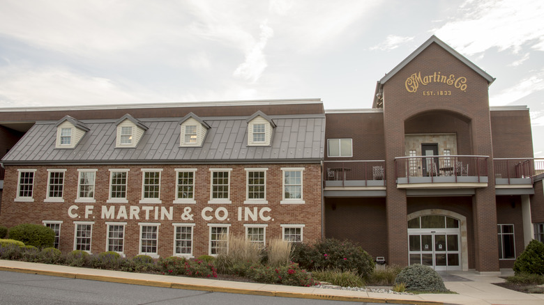 Front of the C.F. Martin & Co. factory in Nazareth, Pennsylvania