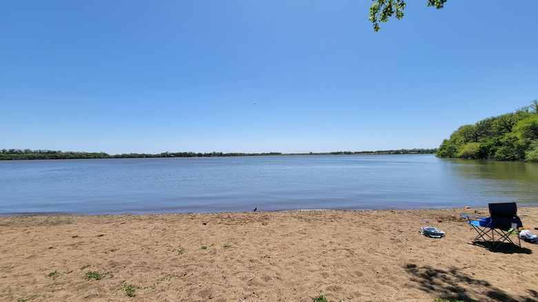 Beach at Lake Herman State Park